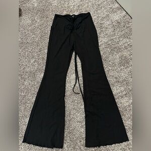 black flare pants